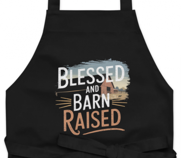 Blessed and Barn Raised Organic Cotton Apron
